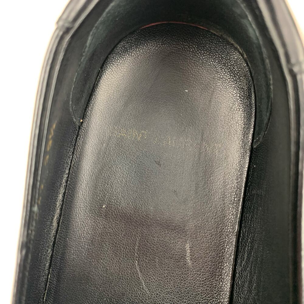 Saint Laurent YSL Loafers Black Leather Women's 39 US 9 - Picture 6 of 16